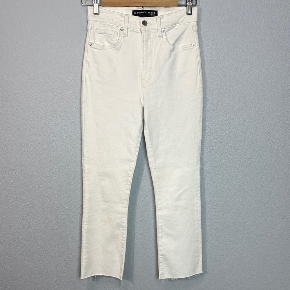 Veronica beard Women's‎ White Slim Fit Denim